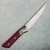 Microtech Boning Knife Merlot G-10 Handle w/ Bead Blast Titanium Bolster Stonewash Standard Blade 3100B-10MR