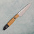 Benchmade True Paring Knife Maple Valley Richlite Handle With Black G10 Bolster Stonewash Blade 4045-02