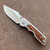 A2D Attn2Detail Mercantile Mark 3 Medium Gen 4 Framelock Folder Titanium Handle w/ Cocobolo Inlay Stonewash Satin Harpoon Rising Grind Magnacut Blade