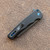 Pro-Tech Malibu Button Lock Flipper Reverse Tanto Black Dragon Scale Textured Handle Smoky Grey DLC MagnaCut Blade Sapphire Blue Hardware BST26.MALIBU.1