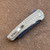 Pro-Tech Malibu Button Lock Flipper Reverse Tanto Tread Textured 17-4 Steel Handle Sapphire Blue MagnaCut Blade 2026MALIBUCUSTOM002