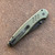 Pro-Tech Avalon Button Lock Knurled Green Handle DLC Blade BST26.AVALON.1