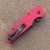 Pro-Tech TR-3 Integrity Button Lock Relic Textured Red Handle DLC MagnaCut Blade BST26.INT.2