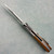 Lucas Emerson Custom MX-100 Liner Lock Butterscotch Micarta Handle Satin Blade