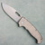 Demko MG AD20 XXX Clip Point Shark Lock Titanium Handle Stonewash 3V Blade