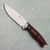 Buck 853 Small Selkirk Fixed Blade Black/Brown Micarta Handle Satin Blade 11109