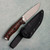 Buck 853 Small Selkirk Fixed Blade Black/Brown Micarta Handle Satin Blade 11109