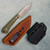 Montana Knife Company Rocker Fixed Blade Olive G10 Handles Stonewash CPM-MagnaCut Blade (Consignment)