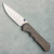 Chris Reeve Large Sebenza 25 Titanium Frame Lock Folder Stonewash CPM-S35VN Drop Point Blade (Pre-owned)