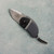 Philip Booth Custom Model 18 Minnow Scale Release Auto Gray G10 Handle w/ Marbled Carbon Fiber Bolster Satin Blade