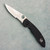 Benchmade Mini AFCK Liner Lock Black G10 Handle Satin ATS-34 Part Serrated Blade 812S (Pre-owned)