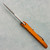 Dalton Super Slim Lite Auto Orange Handle Satin Part Serrated Blade