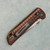 North Mountain Blade Chop 2 Crossbar Lock Frag Copper Handles 5 Layer Copper Steel Blade 2418-CU-G-5