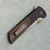 North Mountain Blade Chop 2 Button Lock Black Aluminum Handles w/Copper Carbon Fiber Inlays SLD-Magic Blade 2407-CUCF