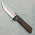 North Mountain Blade Chop 2 Button Lock Black Aluminum Handles w/Copper Carbon Fiber Inlays SLD-Magic Blade 2407-CUCF