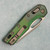 Microtech Marfione Select  MSI RAM-LOK Antique Green Titanium Handle Bronzed Blade Bronze Accent 210-13MS1