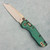 Microtech Marfione Select MSI Mini RAM-LOK Antique Green Frag Titanium Handle Bronzed Standard Bronze Accent 210M-13FRMS2