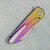 MachineWise Mojave Frame Lock Flipper Titanium Sunset Fade Epicenter Texture Handle Lightwashed S90V Blade