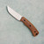Three Rivers Manufacturing TRM Tagalong Fixed Blade Walnut Handles Stonewashed Blade