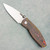 Three Rivers Manufacturing TRM Neutron 2 Liner Lock Sunset Orange Camo Carbon 3D Handles Stonewashed MagnaCut Blade