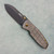 BRNLY SQD-2 Frame Lock Grenade Titanium Handles Black Blade