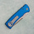 Chaves Pro-Tech T/E Redencion 229 Blue Handles Stonewash Blade (Pre-owned)