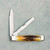 Napanoch Knife Co Mortician Genuine Burnt Stag