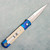 Pro-Tech Godfather Jazz Anodized Handle w/ Ivory Micarta Inlays Satin Blade 910 (Pre-owned)