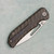 KB Knives Venom Top Liner Lock Flamed Titanium Radial Milled Handle Satin S90V Blade KB435B (Pre-owned)