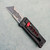 Reate EXO-U Utility Gravity Knife Black Aluminum w/ Red Speed Hole Handles