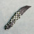 Kershaw Launch 10 Auto Custom Lasered Checkered Flag Olive Handle Topo Lasered Black Blade 7350OLBLK AE CUSTOM SHOP