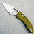 Microtech Borka Stitch RAM-LOK S/E Fluted OD Green Aluminum Stonewashed Partial Serrated 169RL-11FLOD (Pre-owned)