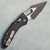 Microtech Borka Stitch RAM-LOK S/E Fluted Black Aluminum Black Serrated 169RL-2FL (Pre-owned)