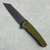 Pro-Tech Malibu Button Lock Flipper Reverse Tanto Smooth Green Handle DLC MagnaCut Blade 5403-GREEN