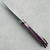 Three Rivers Manufacturing TRM Neutron 2 Liner Lock 3D Contoured Lizard Skin Texture Titanium Galaxy Purple Handles Stonewashed MagnaCut Blade AE CUSTOM SHOP