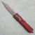 Microtech Dirac Delta D/E Merlot Handle Apocalyptic Standard Blade 227-10APMR