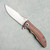 Zero Tolerance 0609 RJ Martin Flipper Bronze Titanium Satin Blade (Pre-owned)