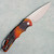 Pro-Tech TR-4 Del Fuego Handle Stonewashed MagnaCut Blade T4101-DF (Pre-owned)