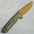 Pro-Tech Les George Rockeye Auto Solid OD Green Handle Matte Copper Coated CPM-S35VN Blade LG303-DW (Pre-owned)