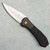 Buck 1591 Paradigm Shift Bolster Lock Auto Black G-10 Handle Satin Blade 0591BKS-B (Pre-owned)