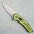 Buck 262 Hexam SUR Lock Assisted OD Green Aluminum Handles Stonewash Blade 13239 (Pre-owned)