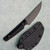 RMJ USA Unmei Fixed Blade Black G10 Handle Tungsten Grey Cerakote MagnaCut Blade