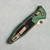 Microtech Marfione Select Socom Ram-Lok Spear Point Antique Green Titanium Handle w/ Black Grip Tape Inlays Bronzed Stonewash Standard Bronze Accent 160RL-13SMS1