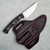 Microtech Akris Fixed Blade Black G-10 Handle Stonewash Standard Blade 95-10BK-1
