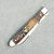 Tuna Valley Cutlery Co Mountain Cougar Cross Cut Mammoth Bark Ivory Satin Spear Point 154CM Blade