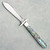 Tuna Valley Cutlery Co Mountain Cougar Genuine Paua Abalone Satin Spear Point 154CM Blade