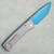 Chaves Pro-Tech T/E Redencion 229 Spiral Stipple Handles Sapphire Blue PVD Blade (Consignment)