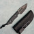 Heretic Knives Kobold Bowie Fixed Blade Glow Carbon Fiber Handle DLC Standard Blade H065-6A-GLOCF