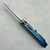 Benchmade Griptilian Axis Lock Blue Aluminum Handle Satin Blade 551-S30V (Pre-owned)