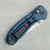 Benchmade Griptilian Axis Lock Blue Aluminum Handle Satin Blade 551-S30V (Pre-owned)